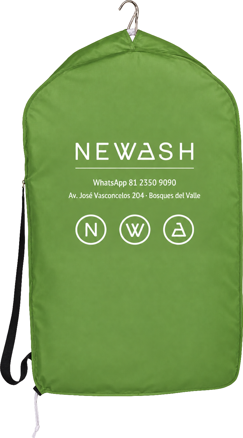 Portatrajes verde convertible y reutilizable NEWASH